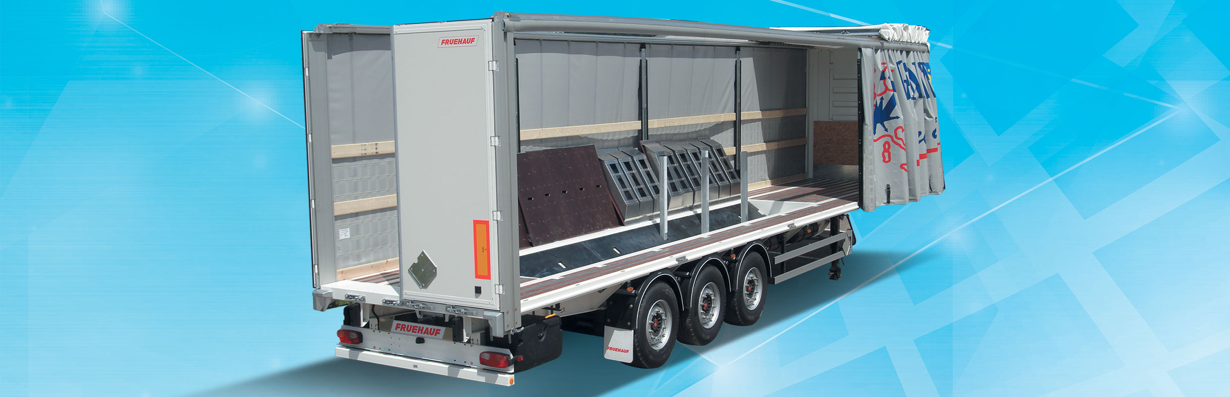 Fruehauf rideaux coulissants coiler Fruehauf rideaux coulissants coiler