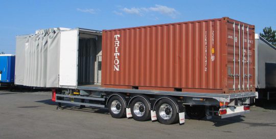 Fruehauf rideaux coulissant open box