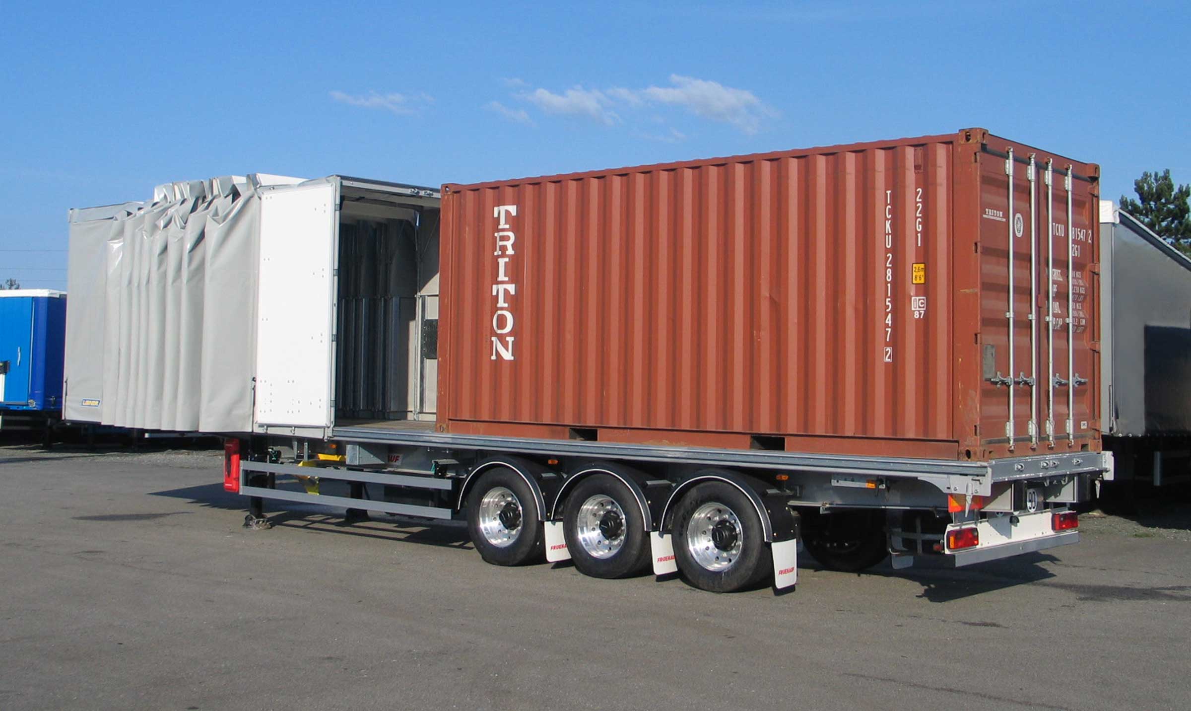 Fruehauf rideaux coulissant open box